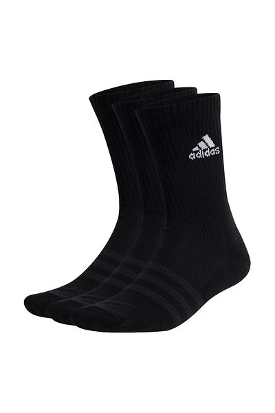adidas Unisex Socken, 6er Pack - Cushioned Crew, Logo, gepolstert, einfarbig