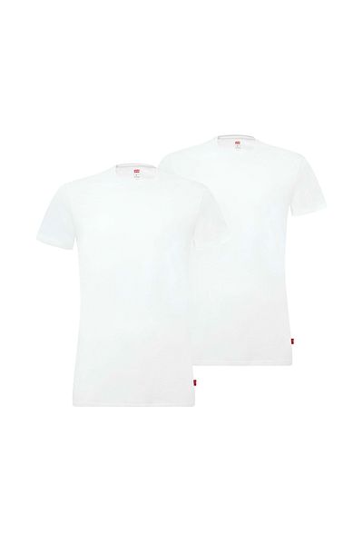 Levi's Herren T-Shirts, 4er Pack - Rundhals, Kurzarm, einfarbig