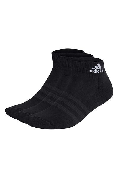 adidas Unisex Quarter Socken, 6er Pack - Cushioned Sportswear Ankle, Logo, gepolstert, einfarbig