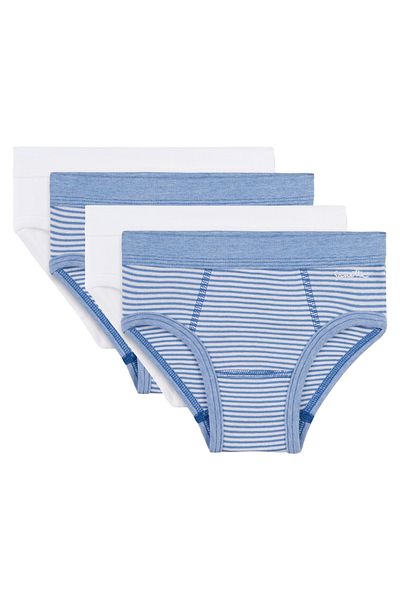 Sanetta Jungen 4er Pack Slips - Unterhose, gestreift