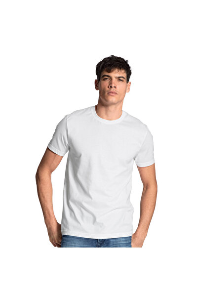 Calida Herren T-Shirt, 4er Pack - Natural Benefit, Rundhals-Ausschnitt, 100% Baumwolle