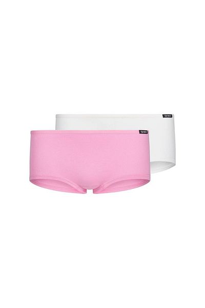 Skiny Mädchen Pants, 2er Pack - Boyleg Shorty, Unterhose, Cotton Stretch
