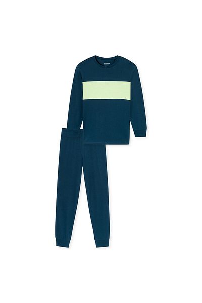 Schiesser Jungen Schlafanzug Set, 2-tlg. - Nightwear 3, lang, Single-Jersey