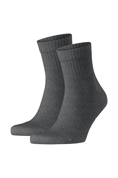 FALKE Unisex Socken 2er Pack - Kurzsocken, Baumwollmischung, Run Rib, Bündche...