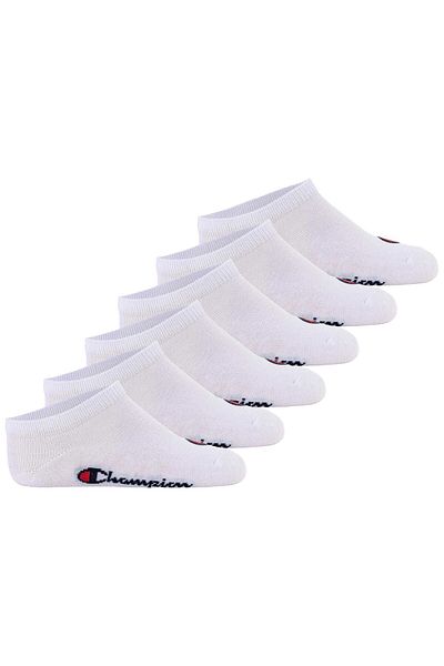 Champion Kinder Socken, 6er Pack - Sneaker Socken, Logo, einfarbig