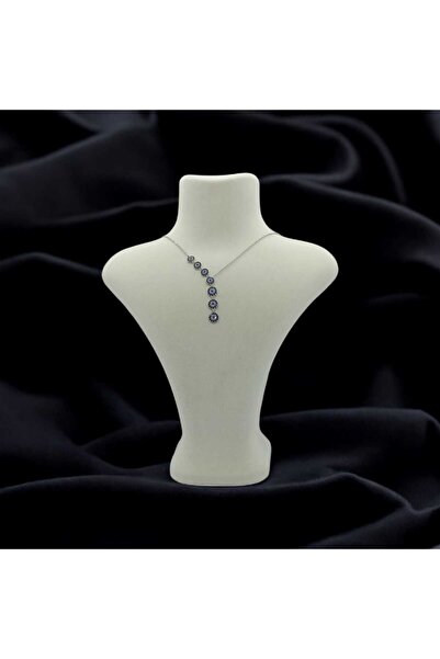 CC Design Sosyete Gözü Zirkon Taşlı Sallantılı Y Kolye