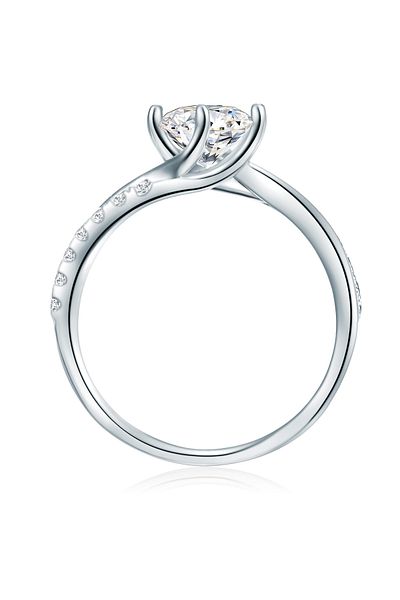 Trilani Silberring Ring Sterling Silber Zirkonia weiß