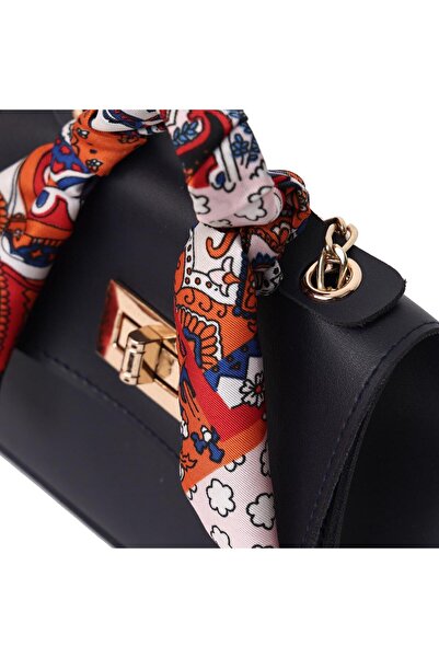 GOYET Shaya Міні-сумка на ремінці з кришкою, синя