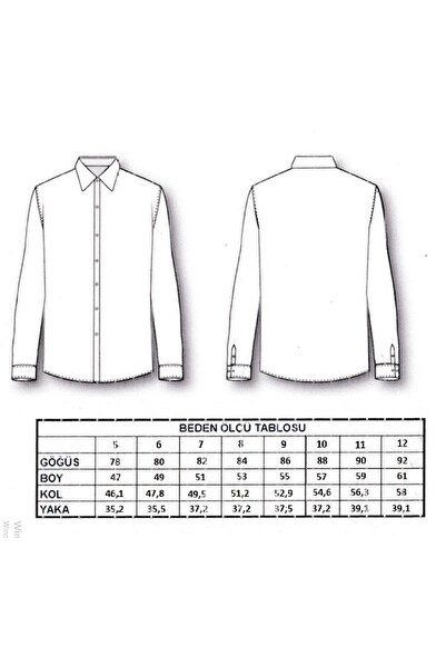 Elayza White Shirt / School Shirt with Long Sleeve Removable Scarf and Accessories for Girls