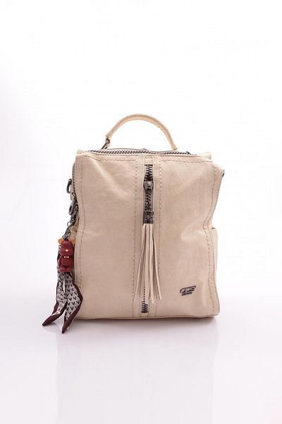 ÇÇS 17390 Women's Washed Leather Mascot Handbag