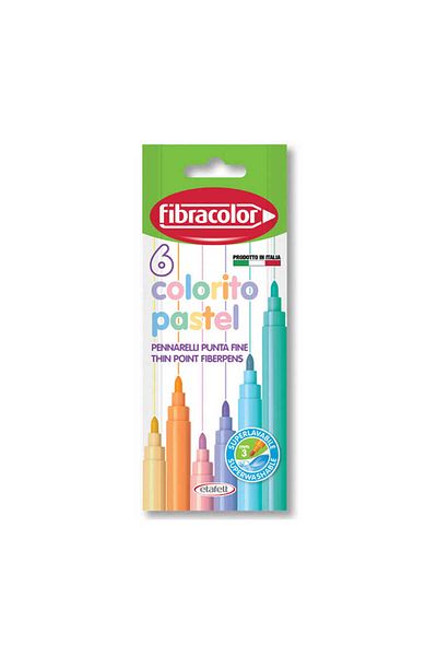 Fibracolor Colorito Pastel 6 Colors