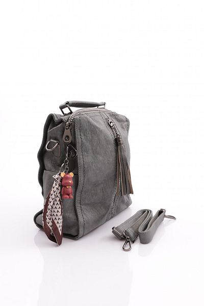 ÇÇS 17390 Women's Washed Leather Mascot Handbag