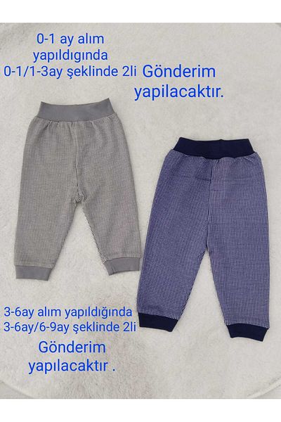 Store Houndstooth Pattern Baby 2-Piece Sweatpants (0-1Ay/1-3Ay) (3-6Ay/6-9Ay)