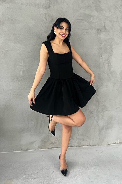 Seda Yalçın Atelier Volaren Black Balloon Dress
