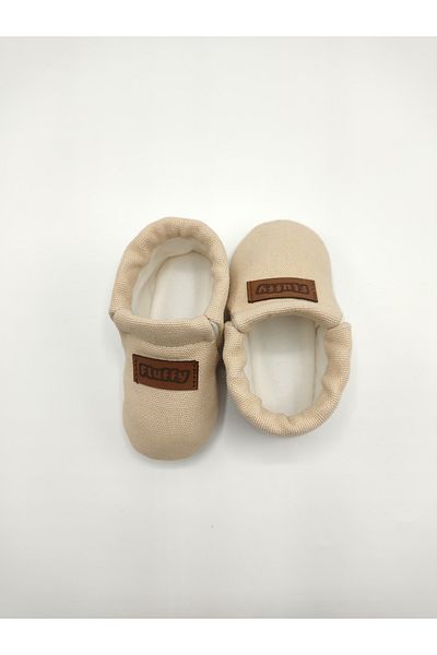 fluffy Baby, Velvet, Elastic, Non-Slip Leather, First-Step Home Shoes