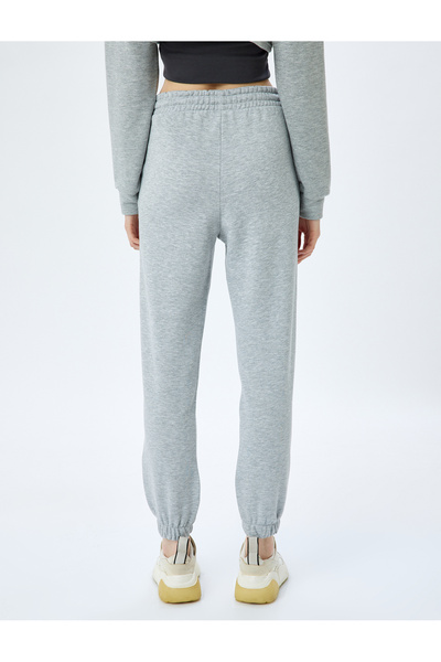 Koton Şardonlu Beli Bağcıklı Cep Detaylı Rahat Kalıp Jogger Eşofman Altı