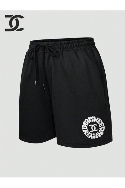 De Carte Dont Need Reason Baskılı Relaxed Mevsimlik Şort