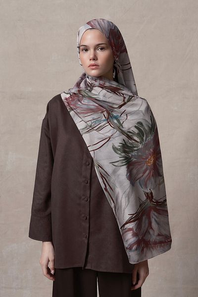 Qef Modal Brush Shawl Daisy Love
