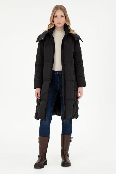 U.S. Polo Assn. Women's Black Coat 50289601 -Vr046