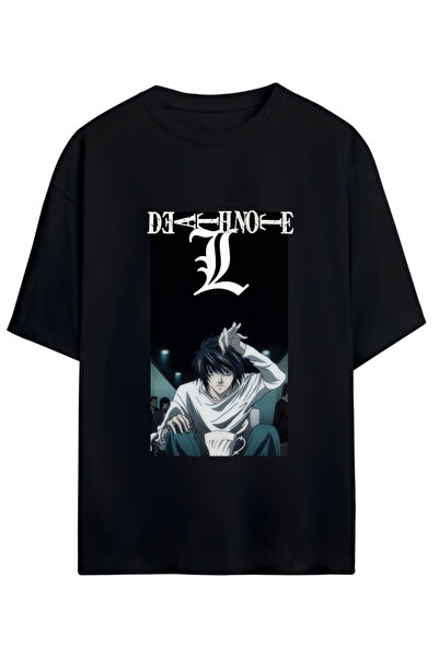 MAGORS TRIUC OVERSIZE UNISEX DIN BUMBAC CU DESIGN DEATH NOTE