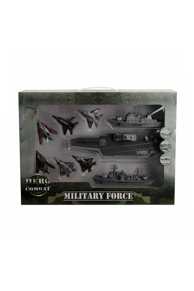 Sunman 2565 Sun-rst-hro Asker Oyun Set Jet Gemi Uçak Gemisi 9 Parça