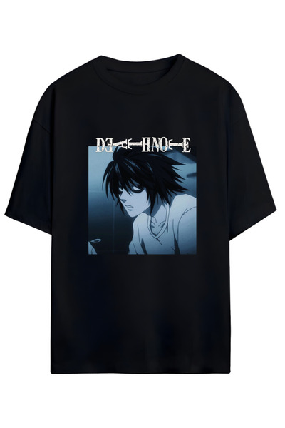 MAGORS DEATH NOTE TASARIMLI UNISEX OVERSIZE PAMUKLU TSHIRT