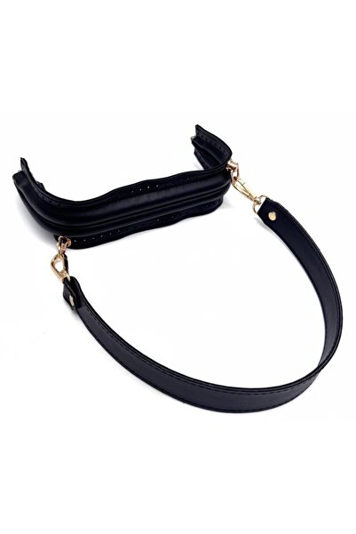 angel çanta aksesuar Αγγελική 20 cm Μαύρη Κρυφή Τσάντα με Τεχνητό Δέρμα - Αξε...