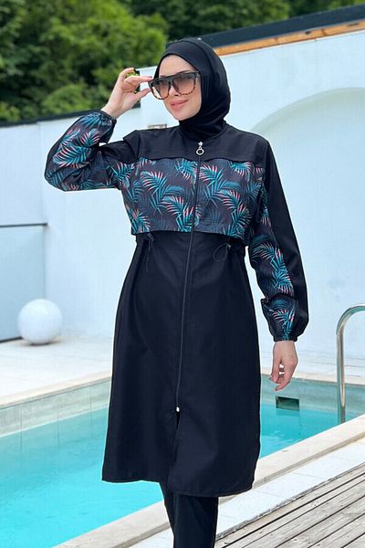 REMSA Μονό Top Parachute Full Covered Hijab Μαγιό 2451 Σεντόνια