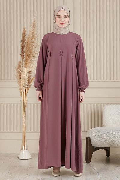 fistan Φόρεμα Hijab από ύφασμα κρεπ Πλισέ φόρεμα προσευχής Φόρεμα μητέρας Φόρεμα Hijab Βραδινό φόρεμα Hijab