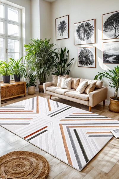 West Home Makinede yıkanabilir kaymaz taban leke tutmaz mutfak halısı salon h...