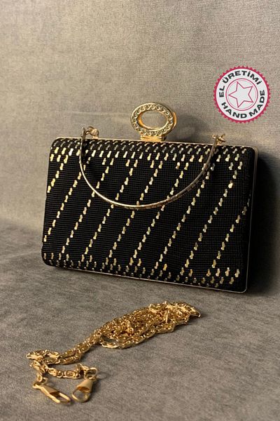 Uretti - Sefa 4419 Geantă de rochie de seară elegantă din sârmă ruptă manual