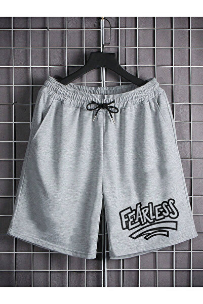 De Carte Unisex Fearless Štampano Regular Fit Sezonsko Kratke Hlače Bermuda