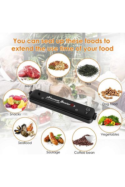 Taimi Vacuum Sealer Machine Automatic Food Sealer Machine for Food Preservation Storage Saver