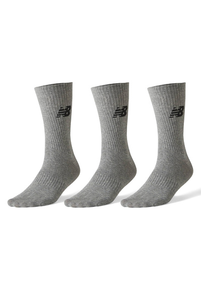New Balance Nb Unisex Gray Daily Style Socks Soa03-Ag