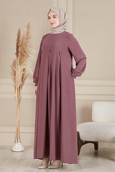 fistan Φόρεμα Hijab από ύφασμα κρεπ Πλισέ φόρεμα προσευχής Φόρεμα μητέρας Φόρεμα Hijab Βραδινό φόρεμα Hijab