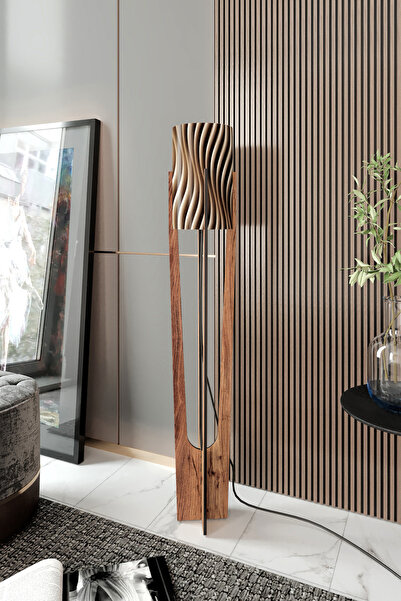 Halımax MİNİMALİST LAMBADER MADRAN CEVİZ