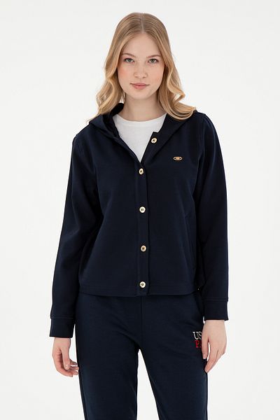 U.S. Polo Assn. Women's Navy Blue Sweatshirt 50292441 -Vr033