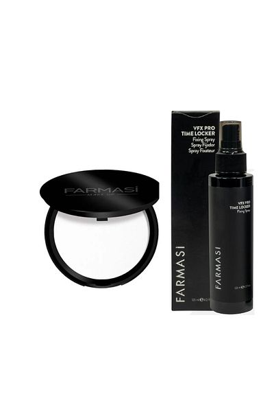 Farmasi Makeup Fixer Transparent Powder 14 g + Makeup Fixer 115 ml