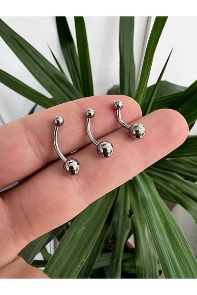 Karınca Piercing Titanium Belly Piercing Small Bulk Silver Color or Gold Color Gold Piercing