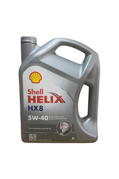 SHELL Helix Hx8 Benzin Dizel Lpg Motor Yağı 5w-40 4lt Üt:2023