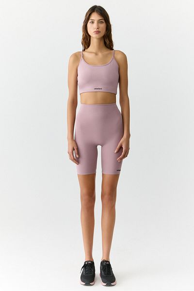Urban Beat SILVANNA Γυναικεία Midi Skinny Leg Αθλητικά Ποδηλατικά Καλσόν Dusty Rose