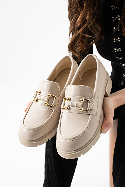 Neva'nın Butiği Дамски мокасини с катарама Rima, ежедневни, с кожена каишка