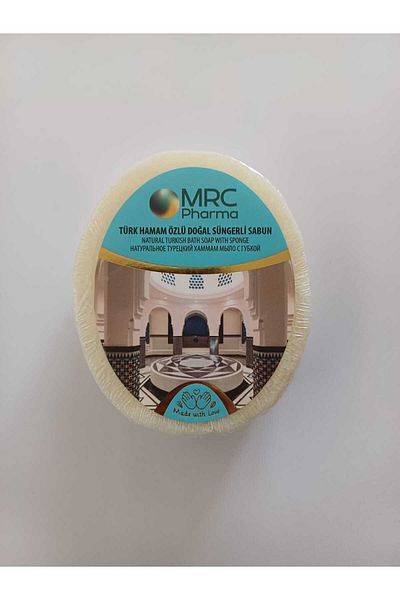 MRC Pharma Turkish Bath Extract Natural Sponge Soap