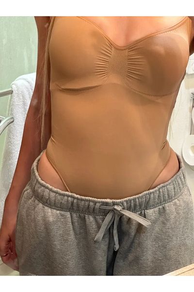 VibeGaia Beige Skms Recovery Bodysuit Corset