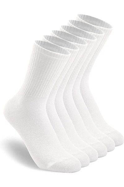 TreBears Unisex 6'Ift Cotton Tennis Socks - Socket Size