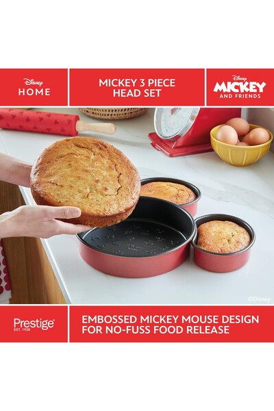 Prestige X DISNEY BAKEWARE MICKEY 3 PIECE HEAD SET