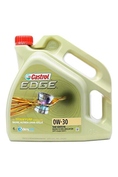 CASTROL Edge Titanium 0w-30 4 Lt Tam Sentetik Motor Yağı Üt: (2020-2024)