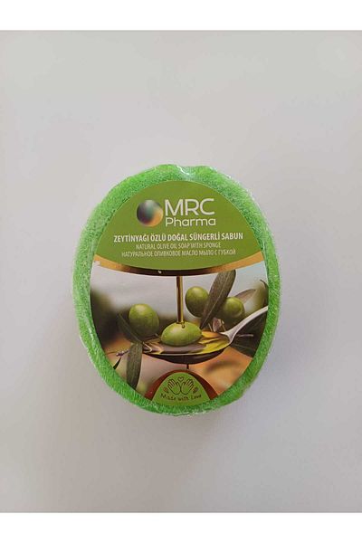 MRC Pharma Natural Sponge Soap with Olive Oil Extract