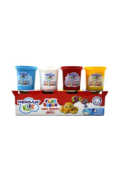 Pensan Kids 100% Domestic Play Dough 4X150 Gr