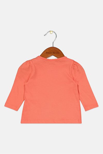 s.Oliver Toddlers Girl Graphic Print T-shirt, Orange